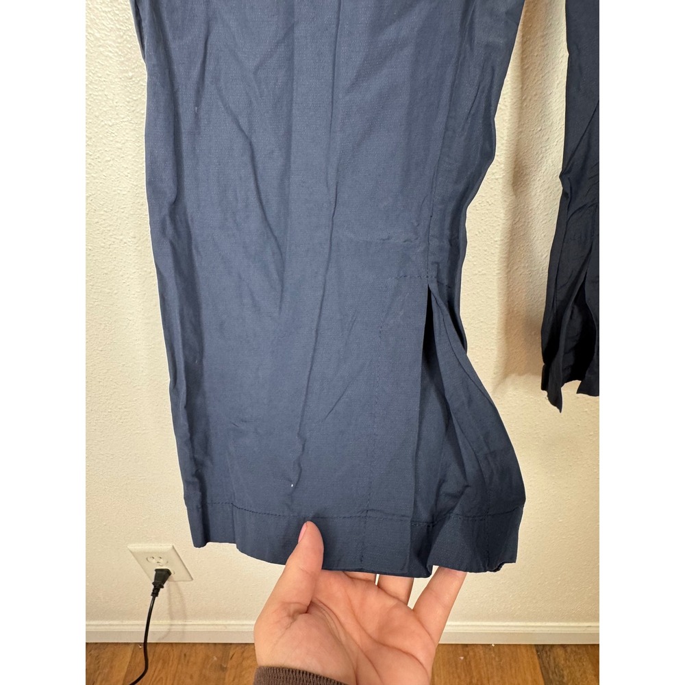 Kal Rieman Split Hem Capri Navy Size Xsmall - Picture 4 of 6